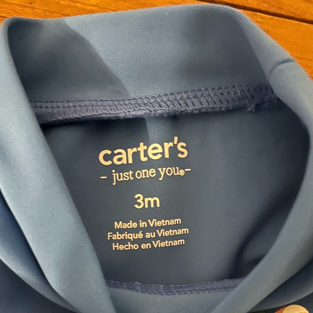 Carter's Blue Dinosaur Rashguard Set - Picture 3 of 3